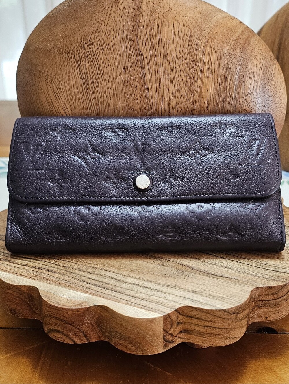 Louis Vuitton Aube Empreinte Virtuose Trifold Wallet